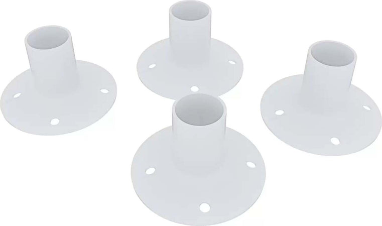 Gazebo-3-x-3-Metri-Bianco-Struttura-in-Acciaio-Copertura-In-PE-110-gr/m²-Impermeabile-Idrorepellente