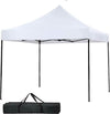 Gazebo-3x3-Pieghevole-Impermeabile-Richiudibile-Fisarmonica-Fiera-mercato-Bianco