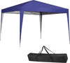 Gazebo-3x3-Pieghevole-Impermeabile-Richiudibile-Fisarmonica-Fiera-mercato-Blu