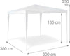 Gazebo 3x3mt Tenda Esterni Arredo Giardino Tetto Antipioggia Idrorepellente Bianco Casa e cucina/Tessili per la casa/Decorazioni per finestre/Tende classiche e drappeggi/Tende a pannello Trade Shop italia - Napoli, Commerciovirtuoso.it