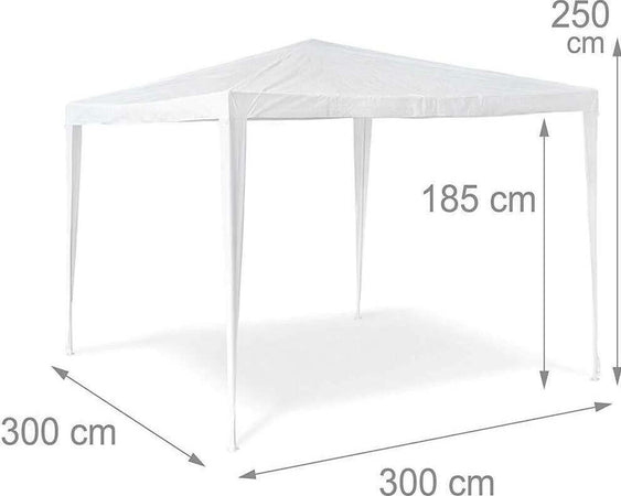 Gazebo 3x3mt Tenda Esterni Arredo Giardino Tetto Antipioggia Idrorepellente Bianco Casa e cucina/Tessili per la casa/Decorazioni per finestre/Tende classiche e drappeggi/Tende a pannello Trade Shop italia - Napoli, Commerciovirtuoso.it