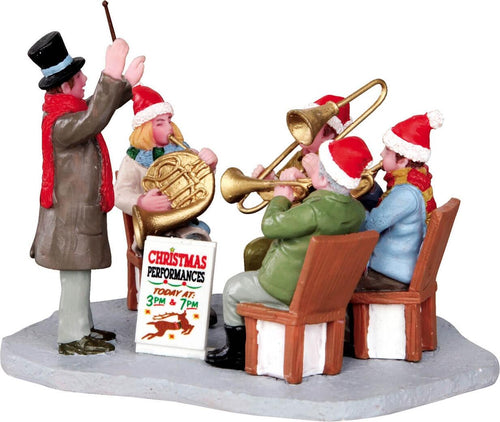 Gazebo Band, personaggi per villaggio di Natale in poliresina Casa e cucina/Decorazioni per interni/Addobbi e decorazioni per ricorrenze/Decorazioni natalizie/Oggettistica MagiediNatale.it - Altamura, Commerciovirtuoso.it