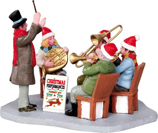 Gazebo Band, personaggi per villaggio di Natale in poliresina Casa e cucina/Decorazioni per interni/Addobbi e decorazioni per ricorrenze/Decorazioni natalizie/Oggettistica MagiediNatale.it - Altamura, Commerciovirtuoso.it