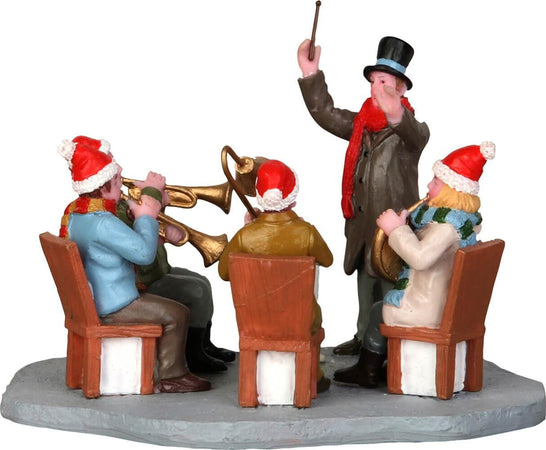Gazebo Band, personaggi per villaggio di Natale in poliresina Casa e cucina/Decorazioni per interni/Addobbi e decorazioni per ricorrenze/Decorazioni natalizie/Oggettistica MagiediNatale.it - Altamura, Commerciovirtuoso.it
