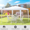 Gazebo Oasis Bianco da giardino 3 x 3 mt per esterno impermeabile