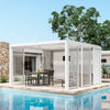 Frangisole laterale per pergola Bioclimatica con struttura in alluminio