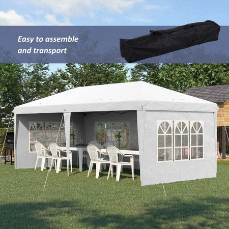 Gazebo-da-esterno-bianco-con-Finestre-Regolabile-in-Altezza-e-tende-Removibili-5.9x3x2.7m-84C-431V00WT