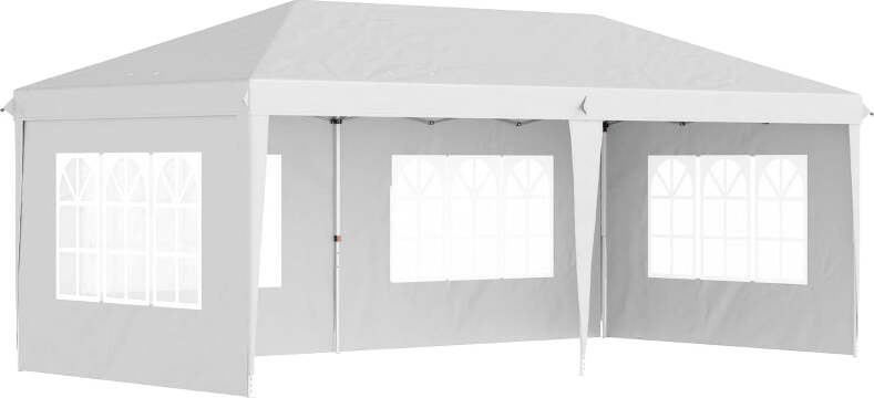 Gazebo-da-esterno-bianco-con-Finestre-Regolabile-in-Altezza-e-tende-Removibili-5.9x3x2.7m-84C-431V00WT