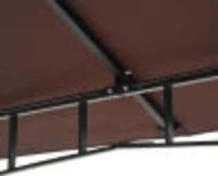 Gazebo-da-Giardino-3x3m-con-Zanzariera,-Telaio-in-Acciaio-e-Doppio-Tettuccio,-Bianco-84C-010CF