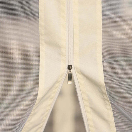 Gazebo-da-Giardino-3x3m-con-Zanzariera,-Telaio-in-Acciaio-e-Doppio-Tettuccio,-Bianco-84C-100