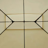 Gazebo-da-Giardino-3x4-m-con-Tende-e-Tetto-a-2-Livelli-Bianco-Crema-01-0154
