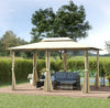 Gazebo-da-Giardino-3x4-m-con-Tende-e-Tetto-a-2-Livelli-Bianco-Crema-01-0154