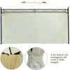 Gazebo-da-Giardino-3x4m-in-Acciaio-con-Doppio-Tetto-e-4-Tende-Laterali,-Crema-01-0872