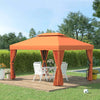 Gazebo-da-Giardino-4x3m-con-Doppio-Tetto-e-Tende-Laterali,-Arancione-01-0870