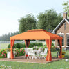 Gazebo-da-Giardino-4x3m-con-Doppio-Tetto-e-Tende-Laterali,-Arancione-01-0870