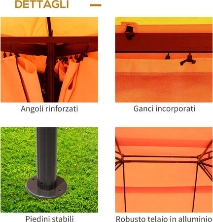 Gazebo-da-Giardino-4x3m-con-Doppio-Tetto-e-Tende-Laterali,-Arancione-01-0870