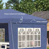 Gazebo-da-Giardino-6x3-m-Regolabile-in-Altezza-con-Pareti-Removibili,-in-Acciaio-e-Poliestere,-Blu-84C-431V00BU