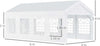 Gazebo-da-Giardino-8x4m-in-Acciaio-con-Pareti-Rimovibili-e-Finestre-Trasparenti,-Bianco-01-0803