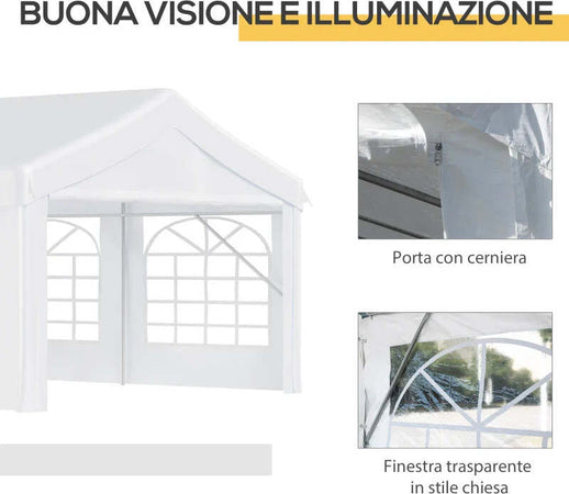 Gazebo-da-Giardino-8x4m-in-Acciaio-con-Pareti-Rimovibili-e-Finestre-Trasparenti,-Bianco-01-0803