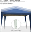 Gazebo-da-Giardino-Pieghevole-con-Corde-e-Picchetti-Inclusi,-2.95x2.95x2.58-m,-Blu-84C-430V00BU