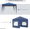 Gazebo-da-Giardino-Pieghevole-con-Corde-e-Picchetti-Inclusi,-2.95x2.95x2.58-m,-Blu-84C-430V00BU