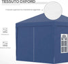 Gazebo-da-Giardino-Pieghevole-con-Corde-e-Picchetti-Inclusi,-2.95x2.95x2.58-m,-Blu-84C-430V00BU