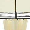 Gazebo-da-Giardino-Rotondo-con-Doppio-Tettuccio,-Cinghie-e-Tende,-Ø3.5x2.8m,-Bianco-84C-088CW