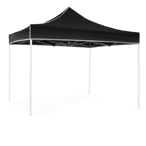 Telo di ricambio per tetto Gazebo pieghevole apertura a fisarmonica in tessuto Oxford 600D Nero