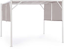 Gazebo moderno per giardino e veranda, pergolato scorrevole di design 3x3 mt Giardino e giardinaggio/Arredamento da giardino e accessori/Ombrelloni tende e tettucci parasole/Gazebo Decor Space - Altamura, Commerciovirtuoso.it