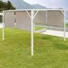 Gazebo moderno per giardino e veranda, pergolato scorrevole di design 3x3 mt Giardino e giardinaggio/Arredamento da giardino e accessori/Ombrelloni tende e tettucci parasole/Gazebo Decor Space - Altamura, Commerciovirtuoso.it