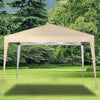 Gazebo pieghevole Beige da giardino 3 x 3 mt per esterno impermeabile Giardino e giardinaggio/Arredamento da giardino e accessori/Ombrelloni tende e tettucci parasole/Gazebo Decor Space - Altamura, Commerciovirtuoso.it