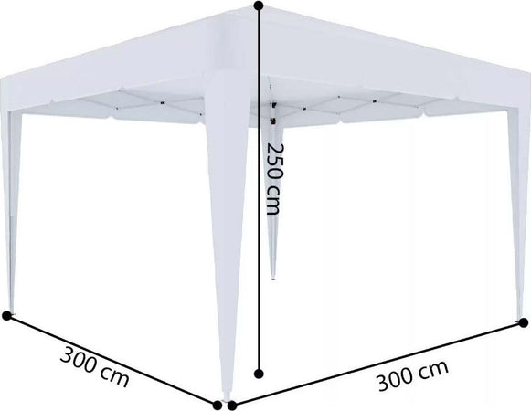 Gazebo-Pieghevole-Idrorepellente-3x3Mt-Da-Giardino-Con-4-Sacche-Per-Pesi-e-Sacca-per-Trasporto