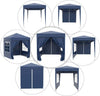 Gazebo-Pieghevole-Pop-Up-2x2-m-con-4-Pareti-Rimovibili-in-Poliestere-e-Acciaio,-Blu-100110-066B