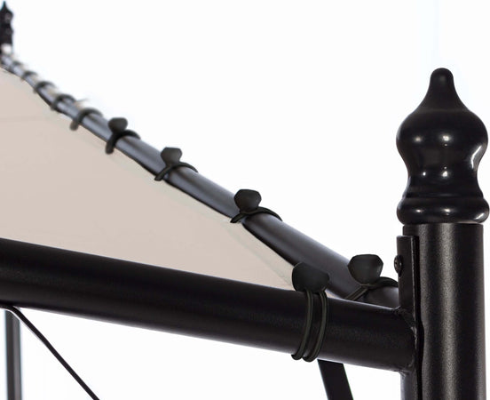 Gazebo Vela Gerba 3 X 3 Tortora in Acciaio Da Giardino Esterno Giardino e giardinaggio/Arredamento da giardino e accessori/Ombrelloni tende e tettucci parasole/Gazebo Decor Space - Altamura, Commerciovirtuoso.it