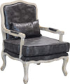GAZZ---poltrona-vintage-in-ecopelle-Grigio-scuro-Milani-Home