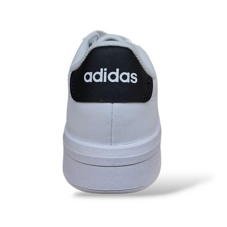 Sneakers ragazzo Adidas Grand Court 3.0 bianco nero pelle