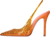 GEDEBE-Scarpe-con-Tacco-Arancio-da-donna