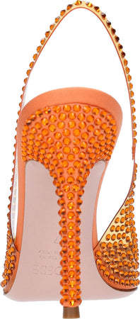 GEDEBE-Scarpe-con-Tacco-Arancio-da-donna