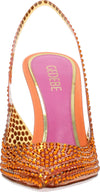 GEDEBE-Scarpe-con-Tacco-Arancio-da-donna
