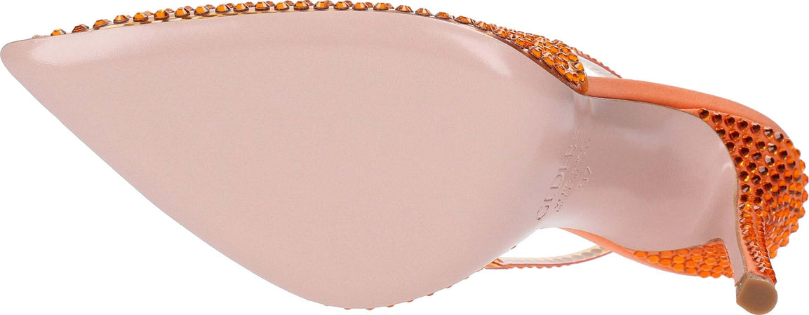 GEDEBE-Scarpe-con-Tacco-Arancio-da-donna