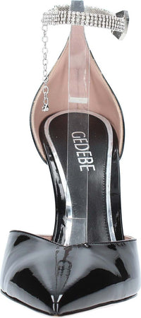 GEDEBE-Scarpe-con-Tacco-Nero-da-donna