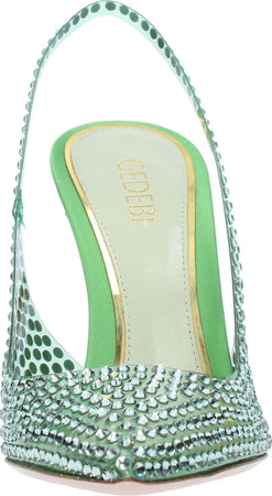GEDEBE-Scarpe-con-Tacco-Verde-acqua-da-donna
