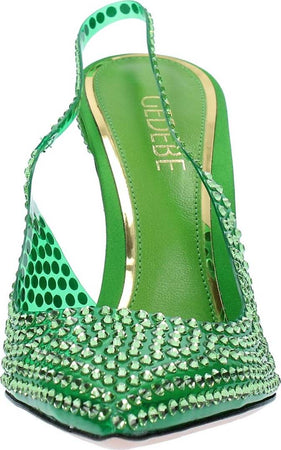 GEDEBE-Scarpe-con-Tacco-Verde-da-donna