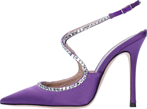 GEDEBE-Scarpe-con-Tacco-Viola-da-donna