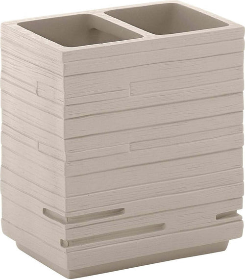 GEDY---PORTA-SPAZZOLINO-G-QUADROTTO-TORTORA-CHIARO-IN-RESINA