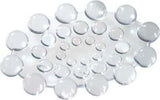 GEDY-Porta-sapone-appoggio-SPOT-Trasparente-12,7-x-8,7-x-1,6-cm
