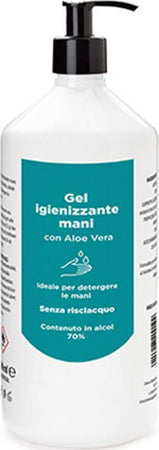Gel igienizzante mani con aloe vera, funzione idratante, disinfettante e antibatterico con azione rapida