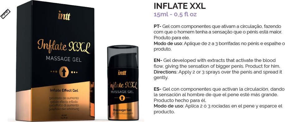 Gel Stimolante Erettivo Uomo Erezione Pene Intt Inflate Xxl Erection Enhancer 15 Ml Salute e cura della persona/Erotismo e contraccezione/Prodotti per igiene e ausilio erotico/Lubrificanti e gel stimolanti Kondorama - Martinsicuro, Commerciovirtuoso.it