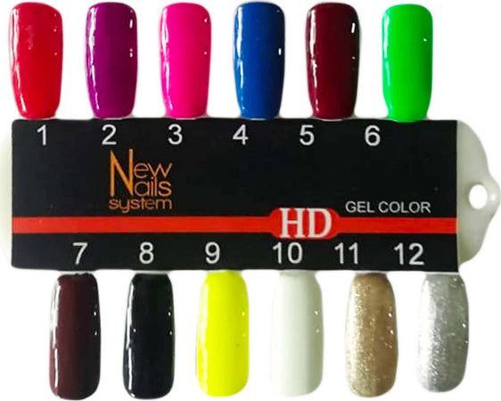 Gel Unghie UV LED Colorato 10gr. New Nails system Gel Per Unghie NAIL ART Effetto Acrilico HD Professionale Lunga Durata Effetto Birillante Bellezza e Make up Profumeria Chèri - Locri, Commerciovirtuoso.it