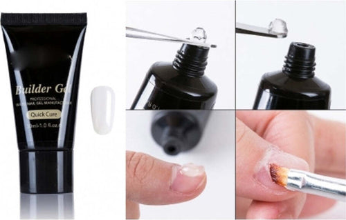 GEL UV LED POLY 30ML BIANCO CAMOUFLAGE FRENCH COSTRUTTORE RESINA UNGHIE NAIL ART Bellezza/Manicure e pedicure/Decorazioni per unghie/Smalti in gel Trade Shop italia - Napoli, Commerciovirtuoso.it